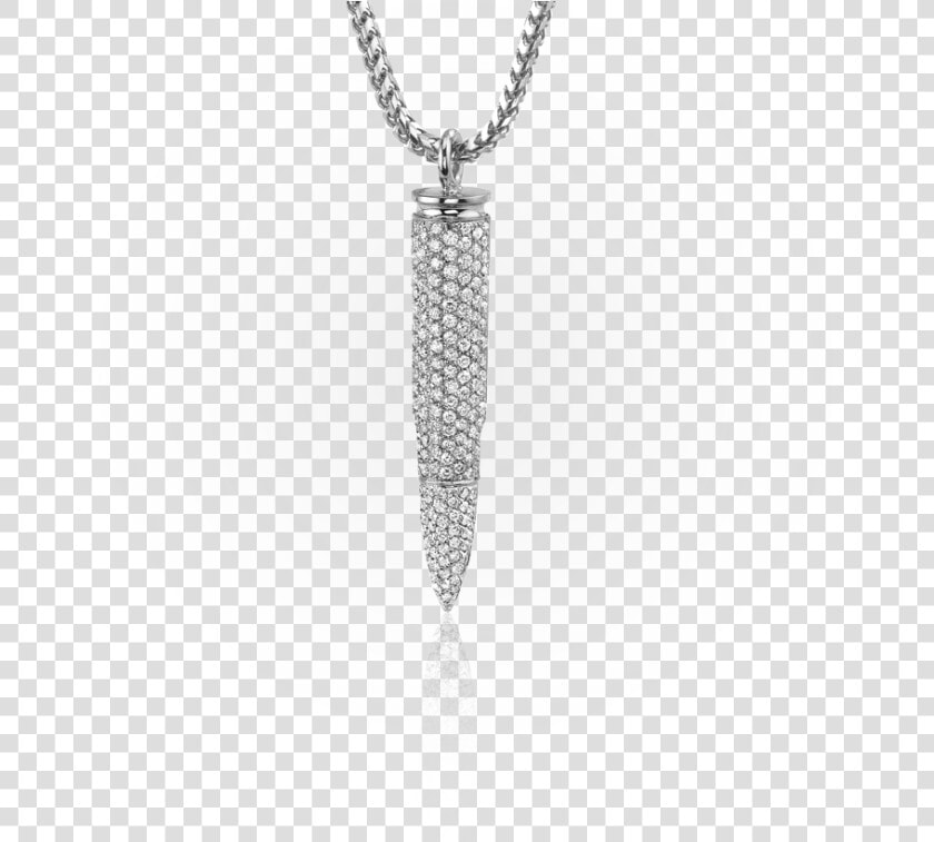 White Kalashnikov Bullet Pendant   Locket  HD Png DownloadTransparent PNG
