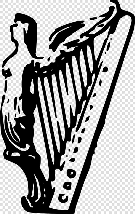 Transparent Harp Clipart   Angel Harp Vector  HD Png DownloadTransparent PNG