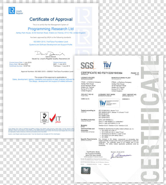 Iso And Sgs Tuv Certifications For Programming Research prqa   Iso 26262 Certificate  HD Png DownloadTransparent PNG