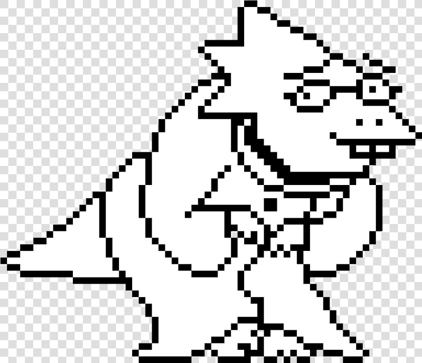 Undertale Alphys Sprite  HD Png DownloadTransparent PNG