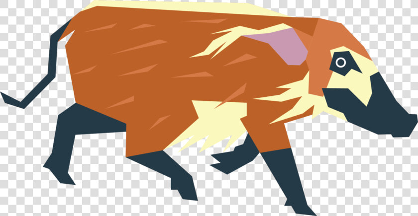 A Red River Hog I Saw Them For The First Time This   Red River Hog Png  Transparent PngTransparent PNG