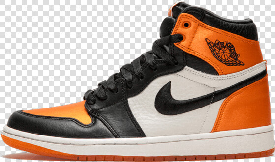 Wmns Air Jordan 1 Re Hi Og Sl Satin Shattered Backboard   Jordan Shoes Transparent Background  HD Png DownloadTransparent PNG