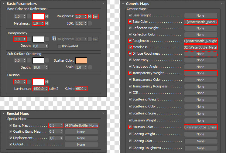 3ds Max Physical Material Parameters   Pbr Materials 3ds Max  HD Png DownloadTransparent PNG
