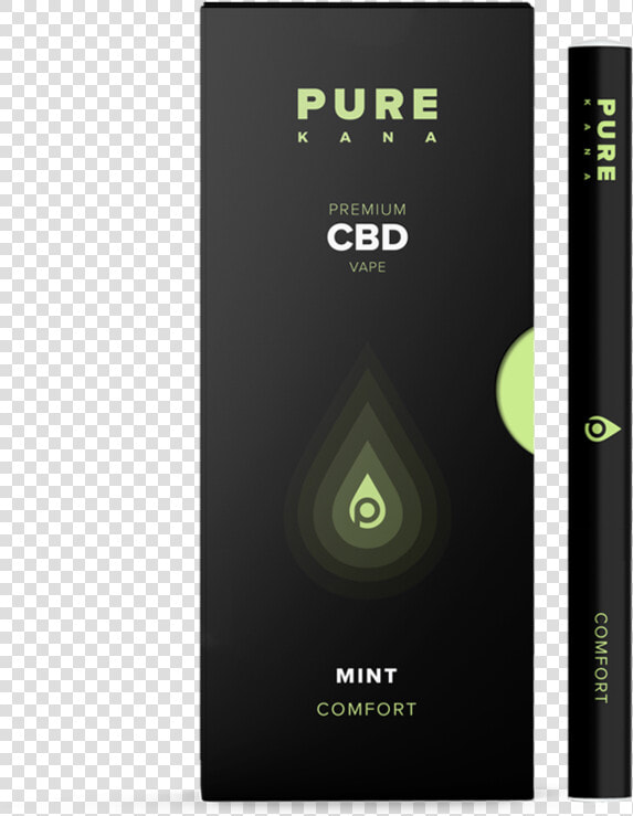 Pure Kana Cbd Vape Pen Mint Blood Orange   Purekana Vape Pen  HD Png DownloadTransparent PNG