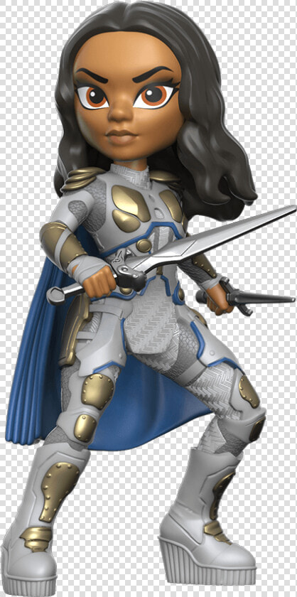 Thor Ragnarok Valkyrie Rock Candy Figure   Rock Candy Funko Hela  HD Png DownloadTransparent PNG