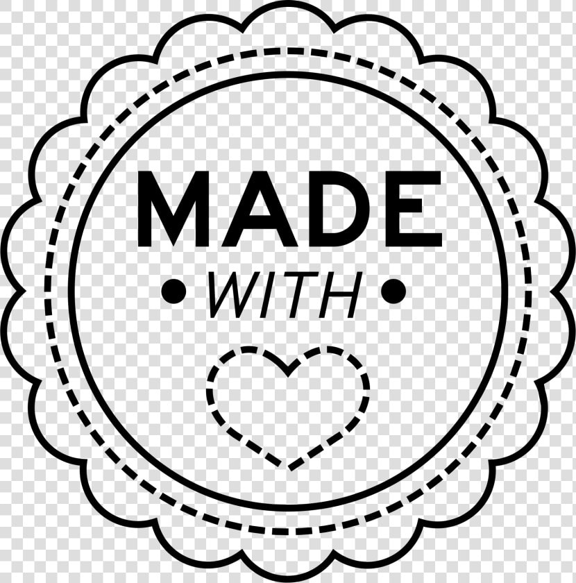 Clip Art Circle Stamp   Made With Love Stamp Png  Transparent PngTransparent PNG