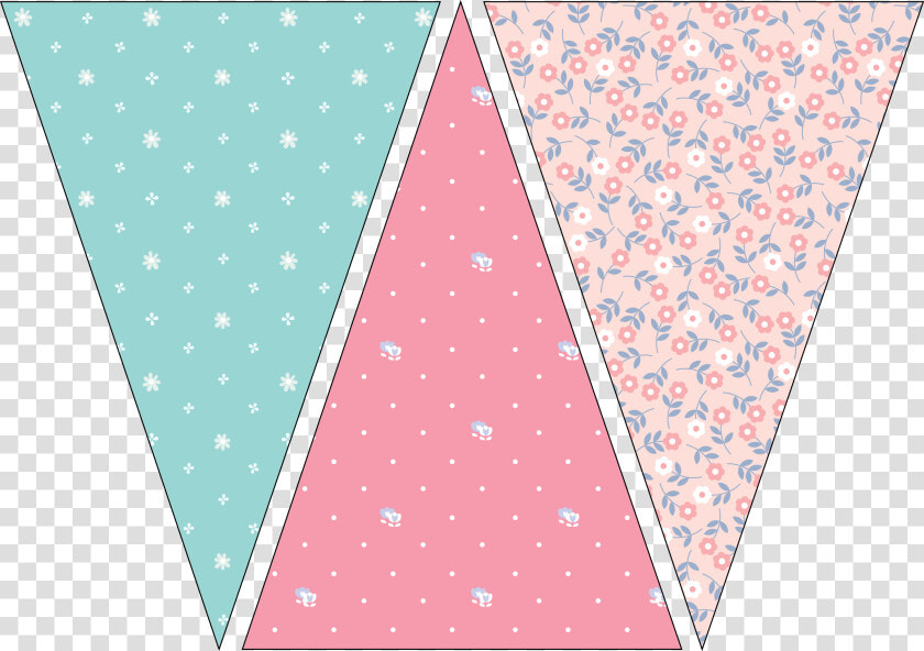 Free Printable Mini Bunting Flags  HD Png DownloadTransparent PNG