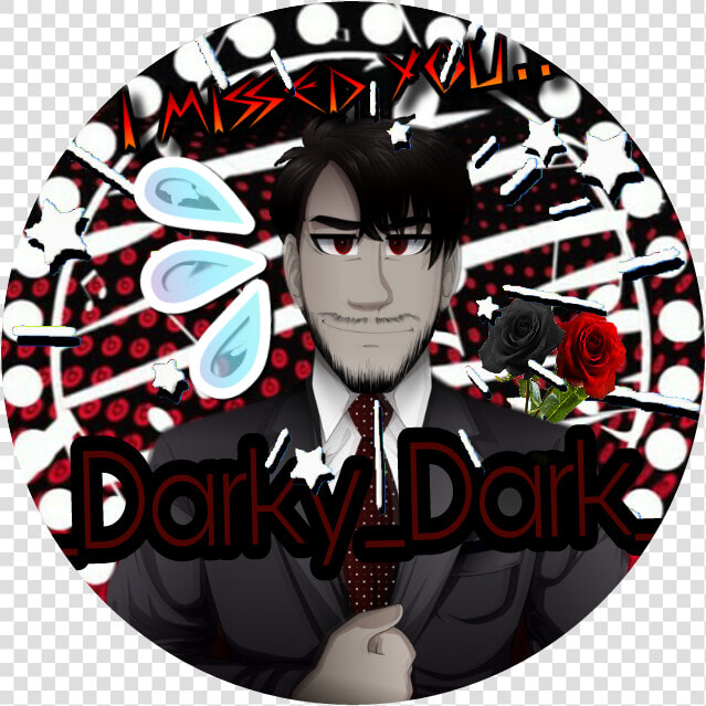  icon  pfp  darkiplier  sexy  grr  dark  didyoumissme   Wall Clock  HD Png DownloadTransparent PNG