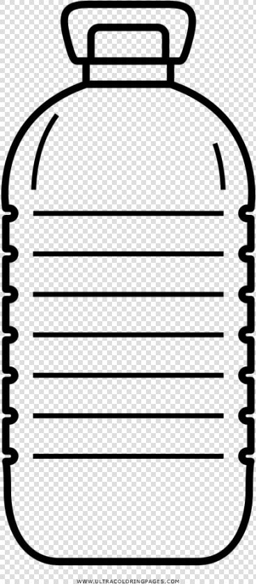 Plastic Bottles Clipart Colouring Page   Water Bottle Clipart Black And White  HD Png DownloadTransparent PNG