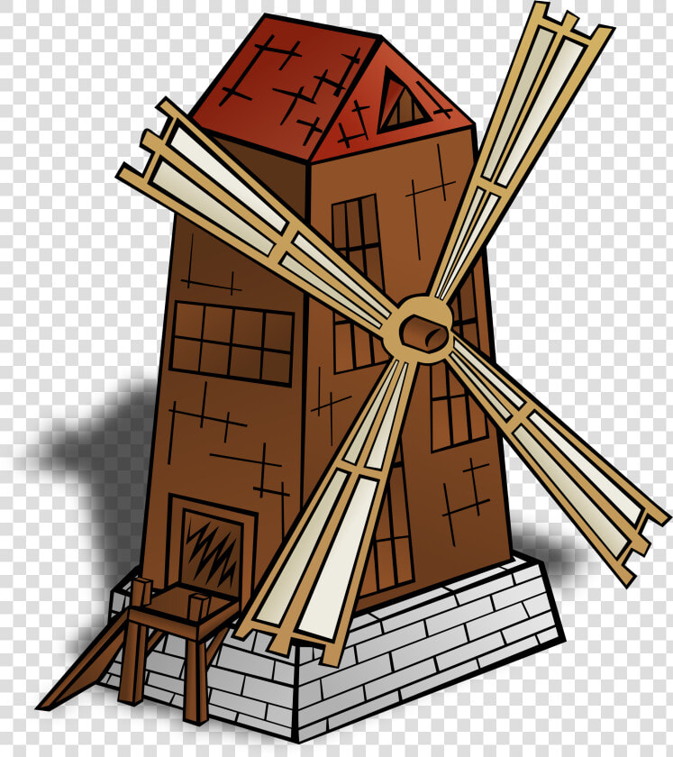Windmill Clipart Drawing   Mill Clipart  HD Png DownloadTransparent PNG