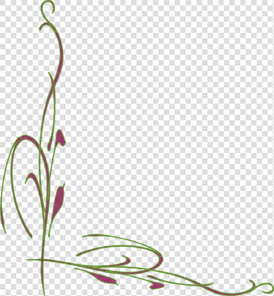 Green Vine Png   Flower Vines Frame Transparent Background  Png DownloadTransparent PNG