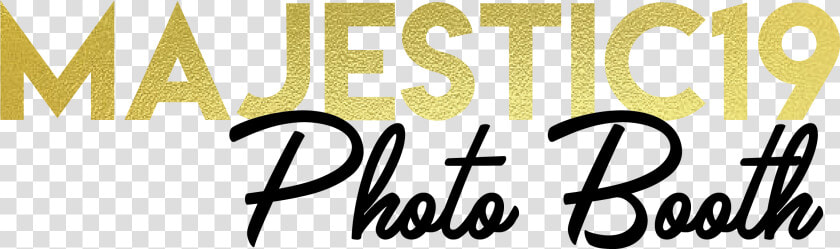 Majestic 19 Photo Booth Logo   Calligraphy  HD Png DownloadTransparent PNG