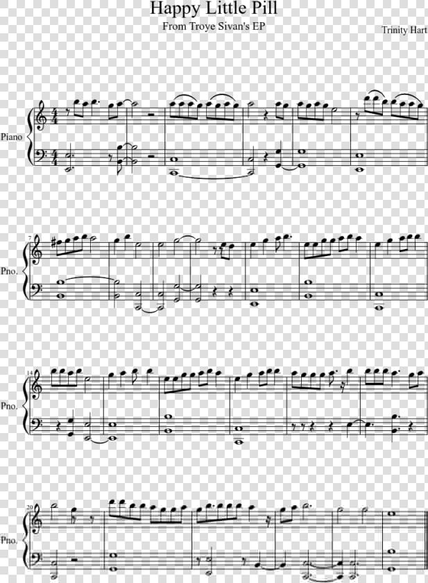Turning Page Piano Sheet Music  HD Png DownloadTransparent PNG