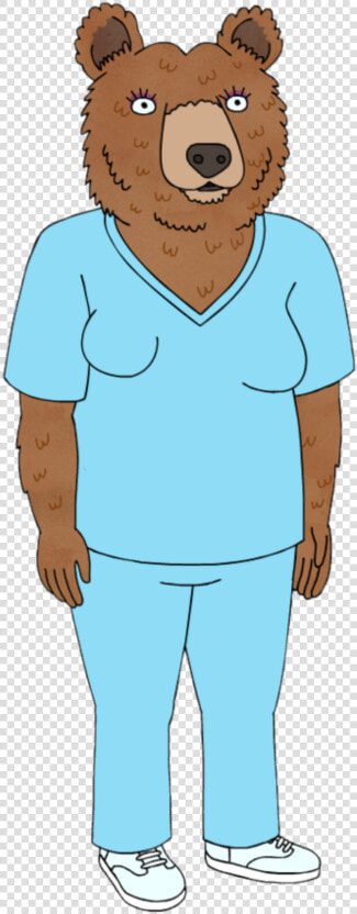 Bojack Horseman Wiki   Bojack Horseman Bear Nurse  HD Png DownloadTransparent PNG