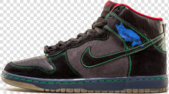 Nike Dunk High Premium Sb Twin Peaks   Sneakers  HD Png DownloadTransparent PNG