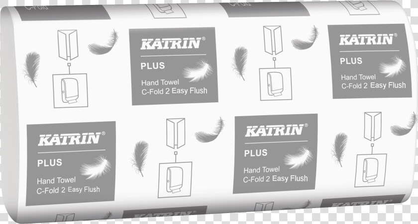Katrin Plus C fold 2ply White Paper Towels   Katrin Plus C Fold 2  HD Png DownloadTransparent PNG