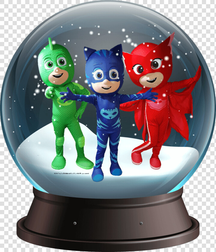 Snowglobe Met Pj Masks Boeken Of Inhuren   Pj Masks Snow Globe  HD Png DownloadTransparent PNG