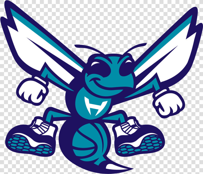 Revamped Hugo The Hornet   Charlotte Hornets Logo  HD Png DownloadTransparent PNG