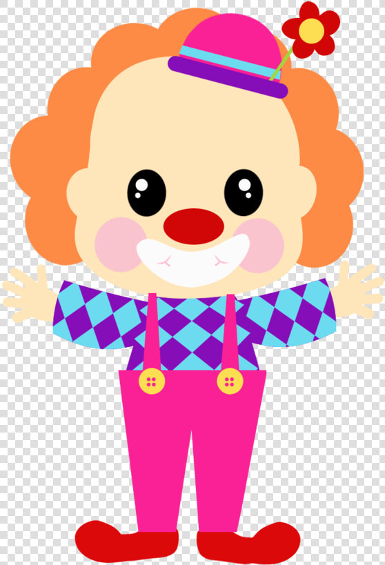 Palhaço Circo Rosa Png  Transparent PngTransparent PNG
