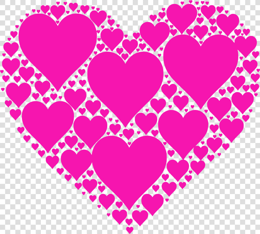 Transparent Purple Hearts Clipart   Hearts In Heart Magenta  HD Png DownloadTransparent PNG