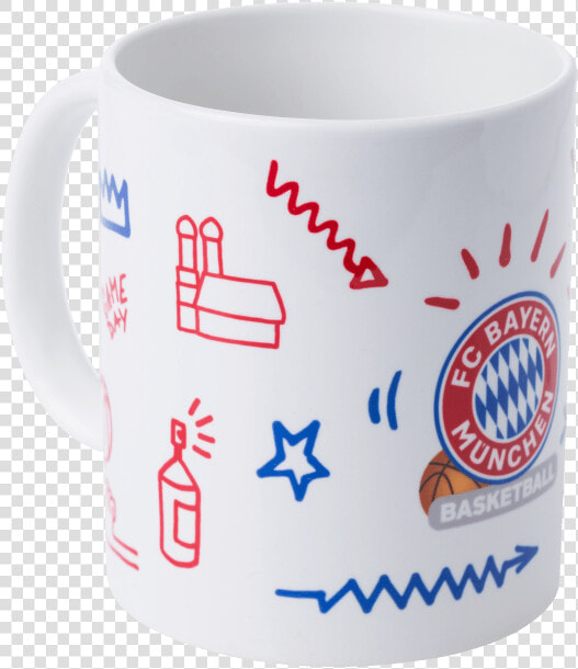 Basketball Mug Scribbles   Coffee Cup  HD Png DownloadTransparent PNG