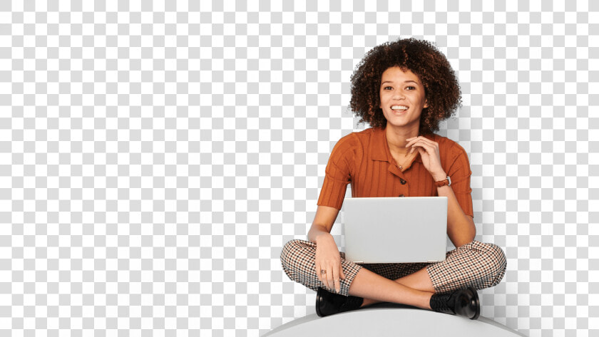 Servicenow Customer Delighted With His Easy Work Experience   Sitting  HD Png DownloadTransparent PNG