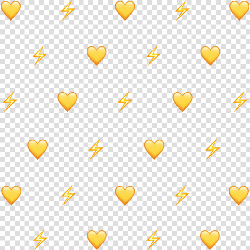  emoji  emojibackground  hearts  yellow  💛  ⚡ Emoji   Yellow Hearts Clear Background Emoji  HD Png DownloadTransparent PNG
