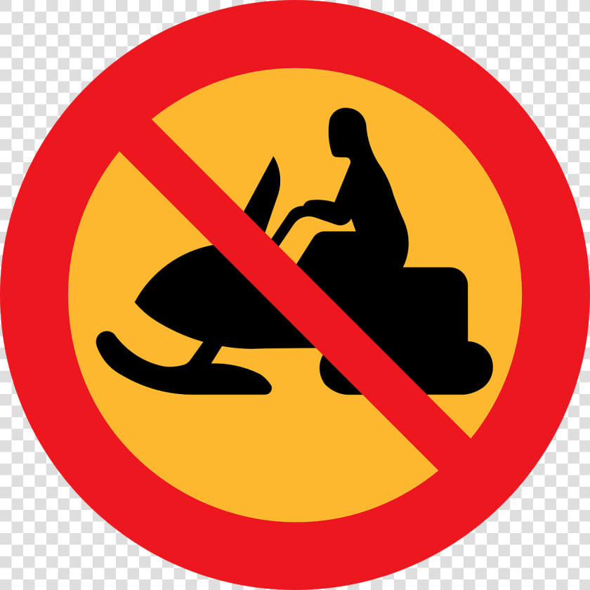 Snowmobile  Prohibited  Forbidden  Not Allowed   No Cars Clipart  HD Png DownloadTransparent PNG