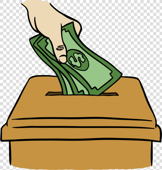 Donating Money Clipart   Donation Clipart  HD Png DownloadTransparent PNG