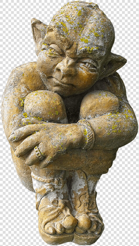 Vintage Garden Gnome Statue   Statue  HD Png DownloadTransparent PNG
