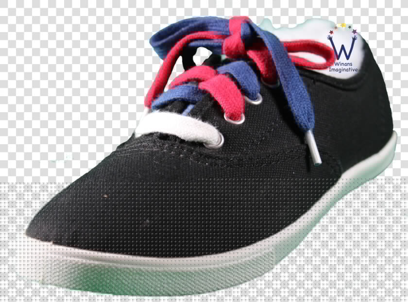 Each Shoelace Has Red On One Side  Blue On The Other   Skate Shoe  HD Png DownloadTransparent PNG