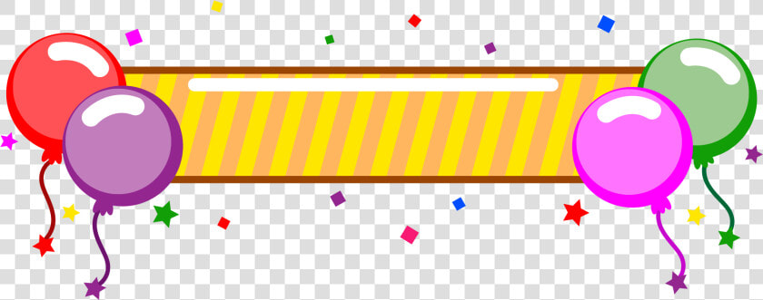 Birthday Banner Background   Balon Happy Birthday Png  Transparent PngTransparent PNG