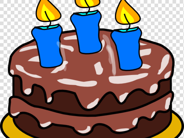 Birthday Cake Clipart Candle   Transparent Cartoon Birthday Cake  HD Png DownloadTransparent PNG