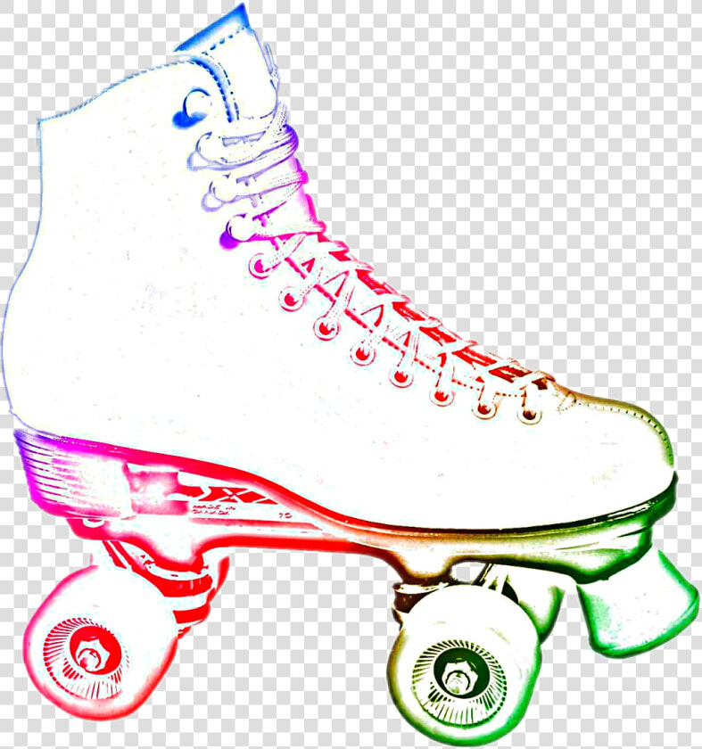Transparent Roller Skating Clipart   Neon Roller Skate Clip Art  HD Png DownloadTransparent PNG