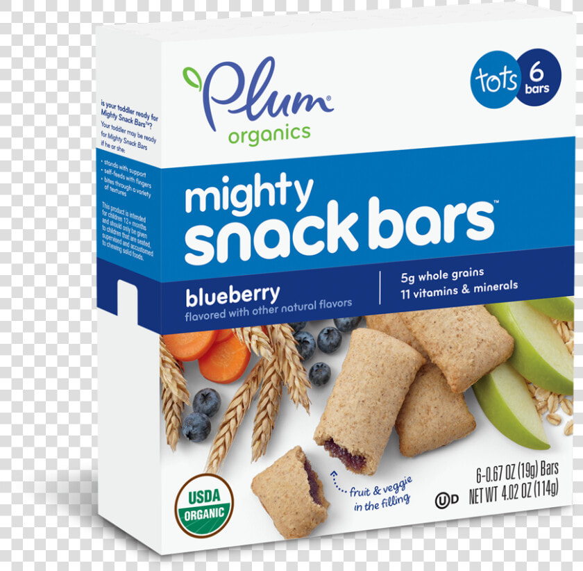 Plum Organics Mighty Snack Bars  HD Png DownloadTransparent PNG