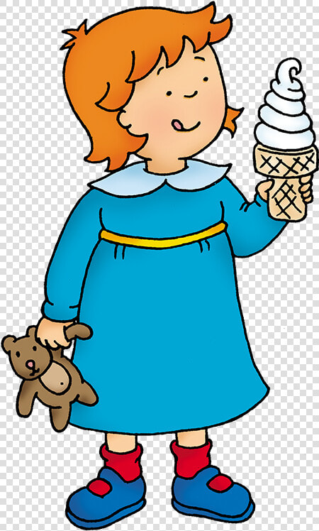 Caillou Personajes Rosie   Rosie Caillou Png  Transparent PngTransparent PNG