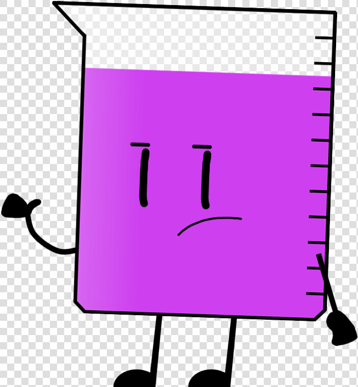 Transparent Bubbling Beaker Clipart   Bfdi Beaker  HD Png DownloadTransparent PNG