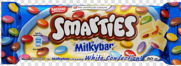Nestle Smarties White Slab  HD Png DownloadTransparent PNG