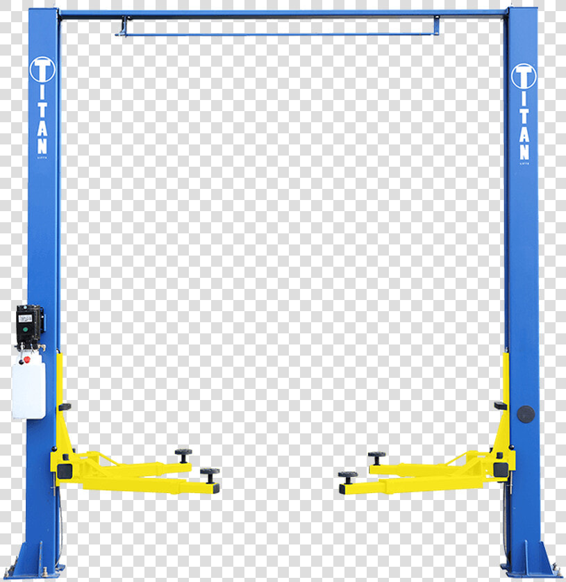 Titan Lifts Hd2p 9000ac 2 Post Lift   Titan 2 post Lift  HD Png DownloadTransparent PNG