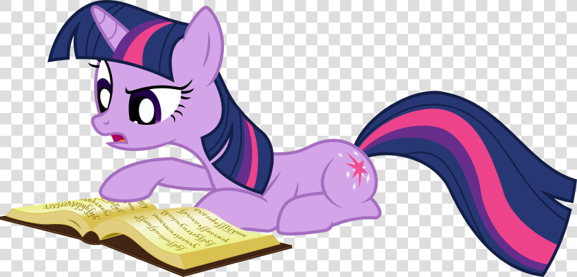 Transparent Reading Book Clipart   Twilight Sparkle Reading A Book  HD Png DownloadTransparent PNG