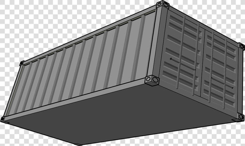 Container  Shipping  Trucking   Shipping Container Clip Art  HD Png DownloadTransparent PNG