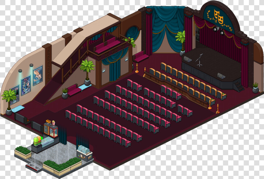 Habbo Theater Room  HD Png DownloadTransparent PNG
