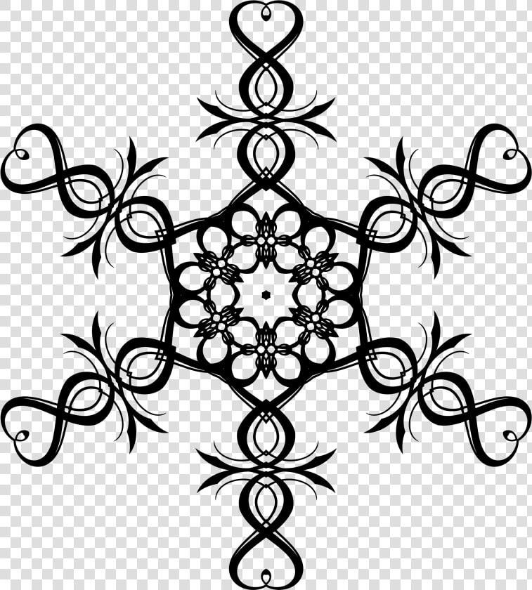 Tribal Heart Snowflake Clip Arts   Asterisk Png  Transparent PngTransparent PNG