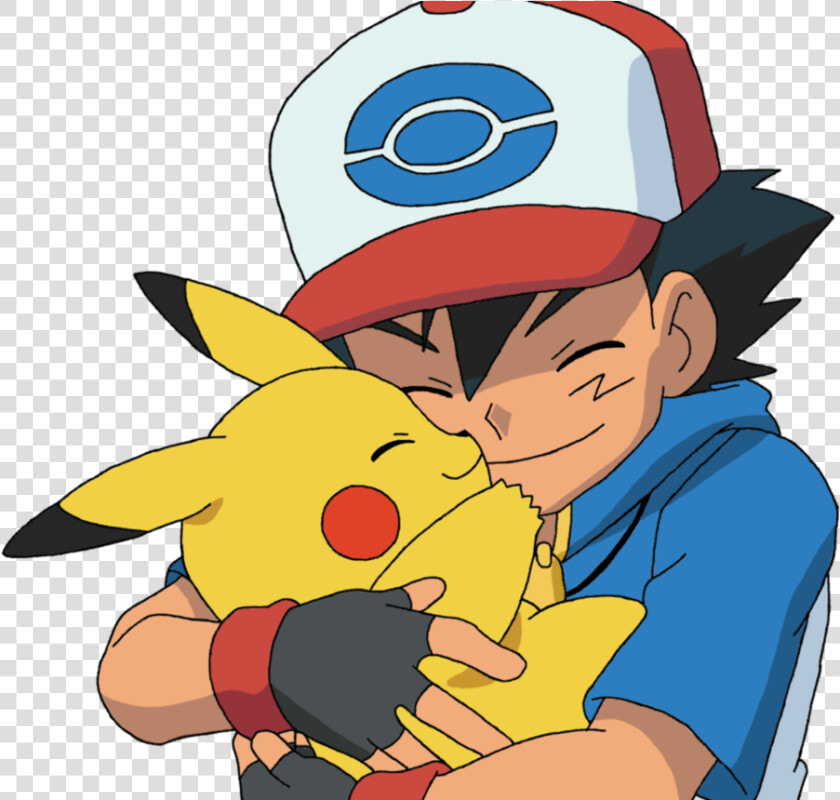 Ash And Pikachu 3 By Yodapee   Cute Pikachu With Ash  HD Png DownloadTransparent PNG