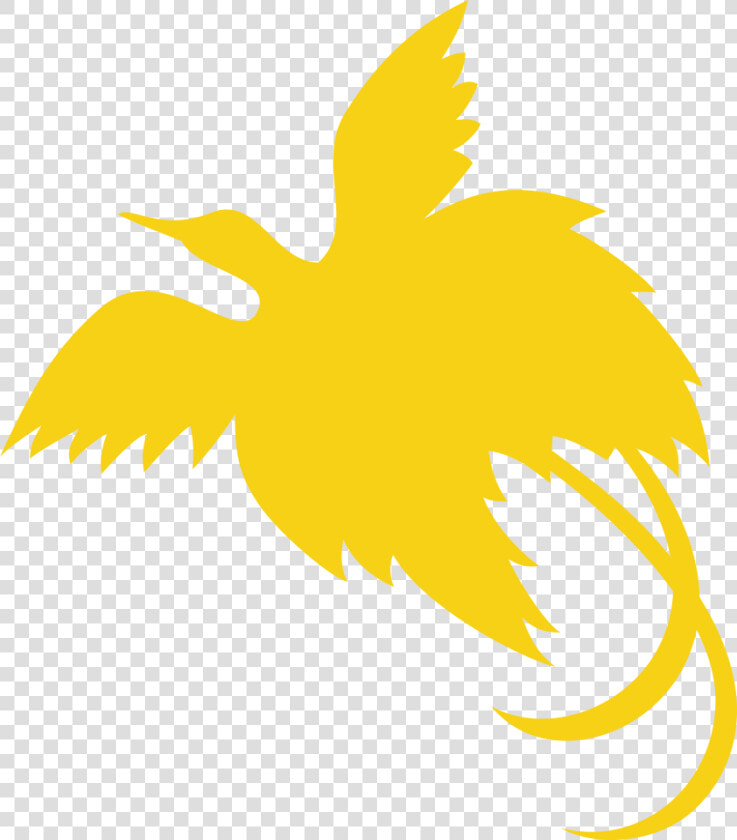 Divided Diagonally From Upper Hoist side Corner   Papua New Guinea Flag Symbol  HD Png DownloadTransparent PNG