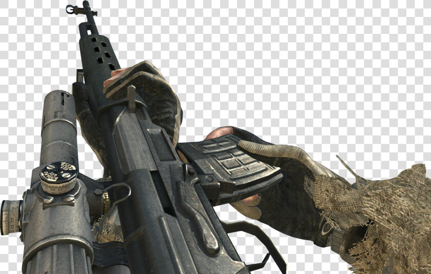 Dragunov Reloading Mw3   Mw3 Dragunov  HD Png DownloadTransparent PNG