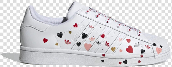 Adidas Superstar Valentine  39 s Day  HD Png DownloadTransparent PNG