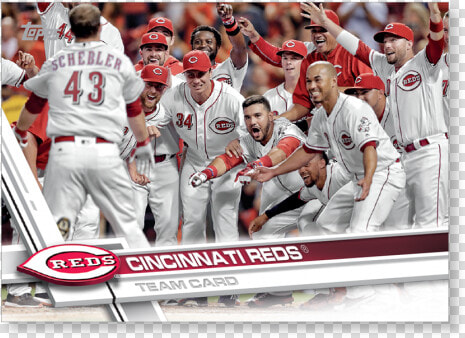 Cincinnati Reds 2017 Topps Baseball Series 2 Team Cards   Team  HD Png DownloadTransparent PNG