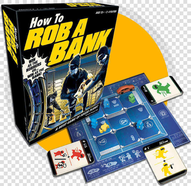 How To Rob A Bank Board Game Contents   Rob A Bank Board Game  HD Png DownloadTransparent PNG