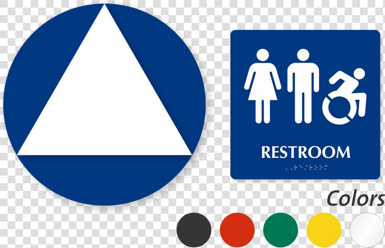 Handicap Bathroom Signs Simple Accessible Restroom   Ada Unisex Restroom Signage  HD Png DownloadTransparent PNG